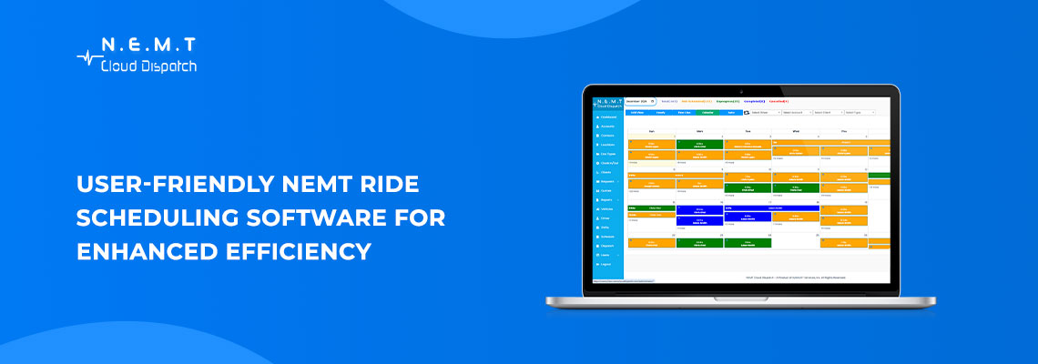 User Friendly NEMT Ride Scheduling Software for Enhanced Efficiency 1