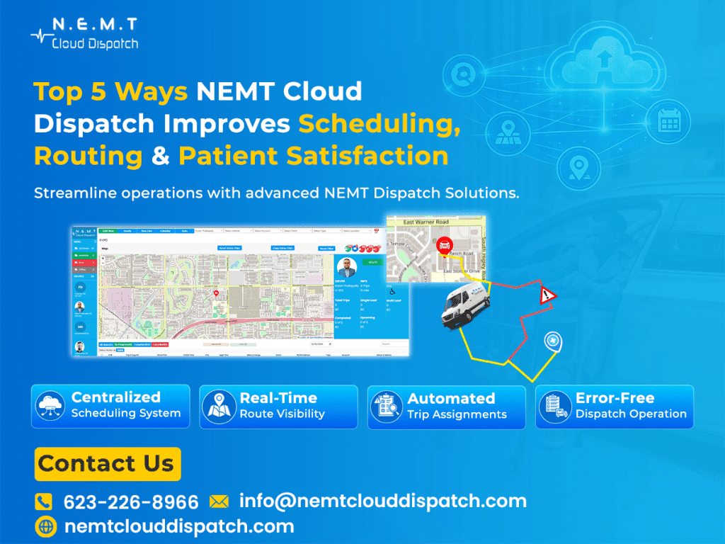 Top 5 Ways NEMT Cloud Dispatch Software Improves Scheduling, Routing ...