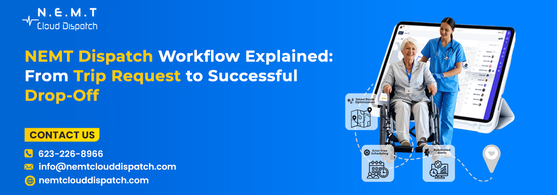 nemt dispatch workflow illustration
