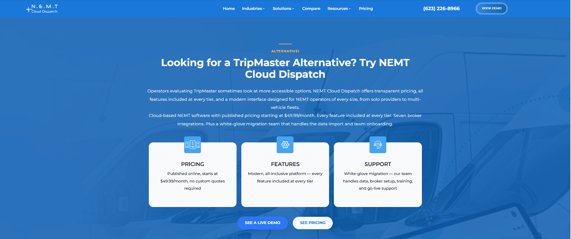 TripMaster Alternative For NEMT Software | NEMT Cloud Dispatch