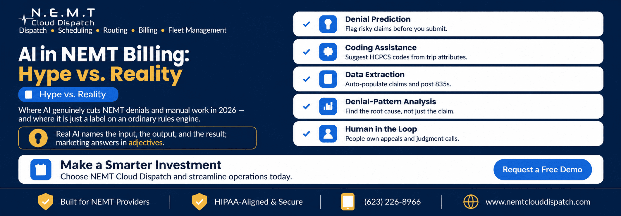 ai in nemt medical billing hype vs reality 2026