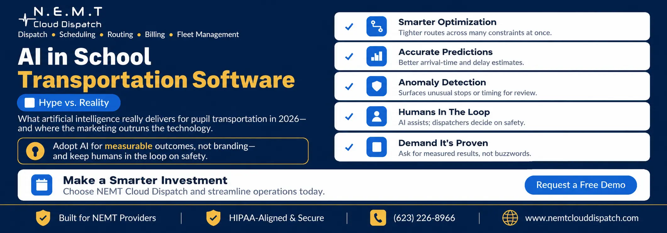 AI in school transportation software