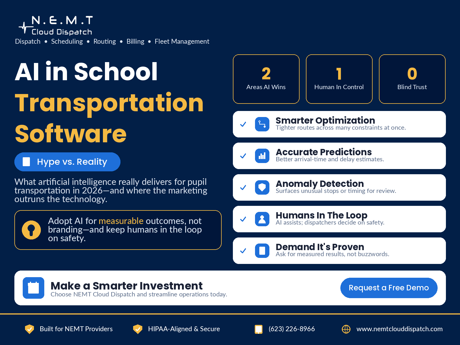 AI in school transportation software