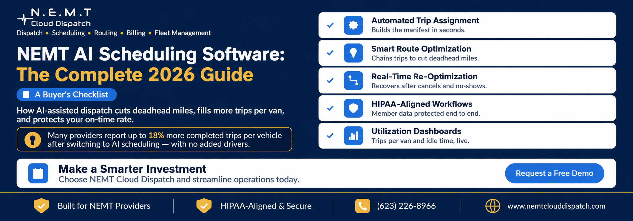 nemt ai scheduling software complete guide 2026