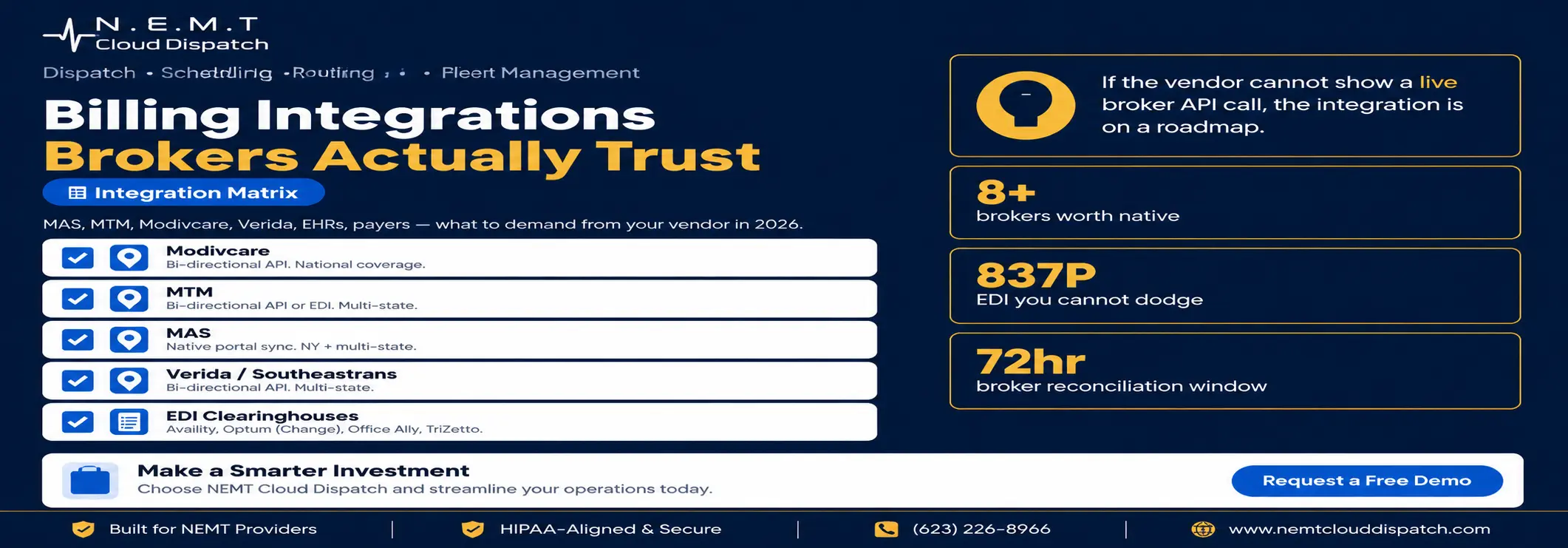 NEMT billing software integrations