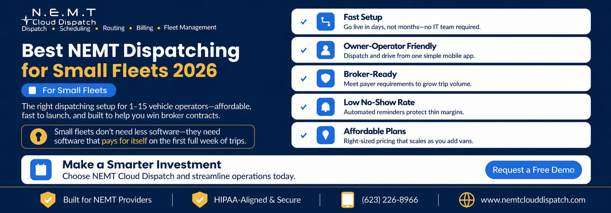 best nemt dispatching services small fleets 2026