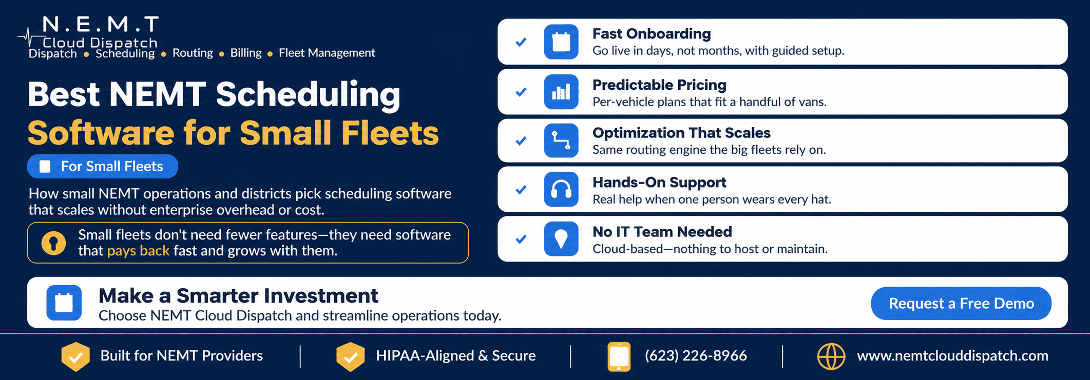 best nemt scheduling software small fleets 2026