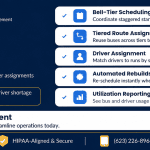 School Scheduling Software: Bell Times, Tiers & Driver Assignment
