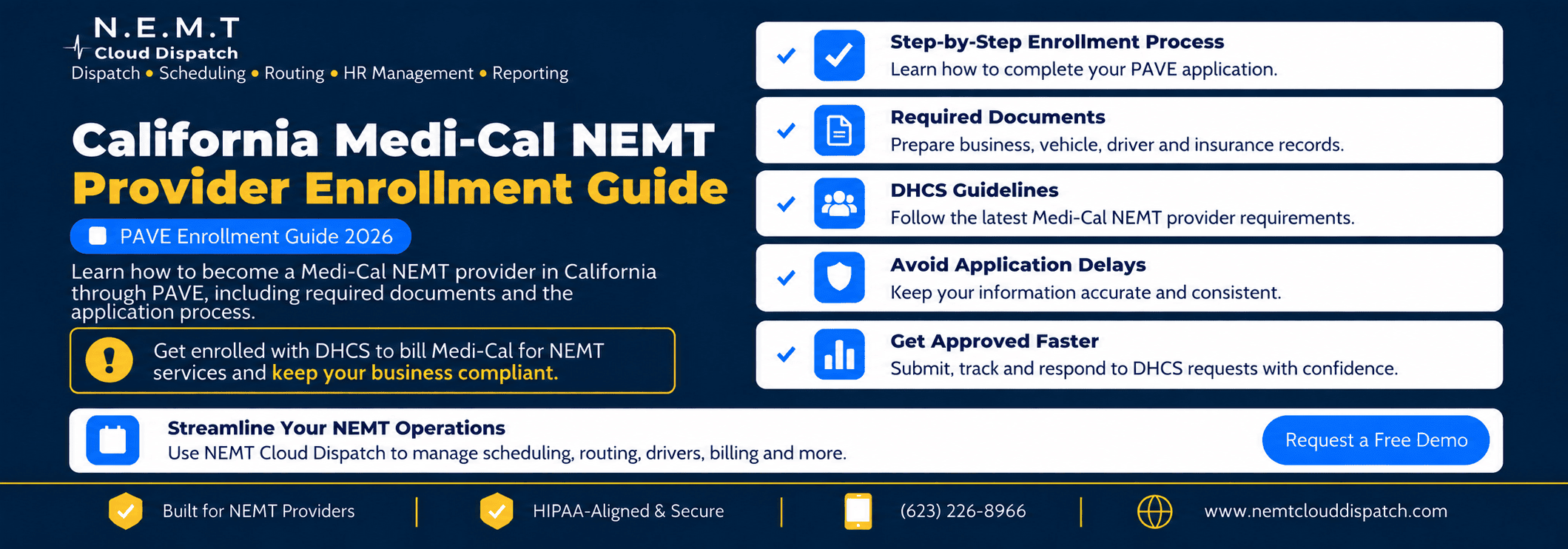 California Medi-Cal NEMT provider enrollment