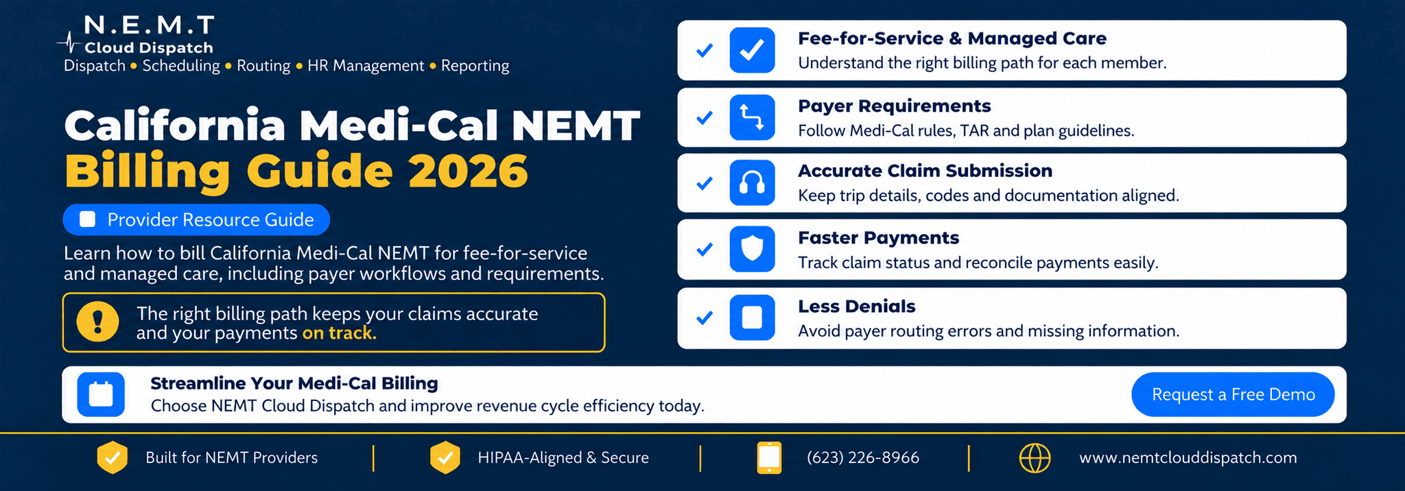 California Medi-Cal NEMT billing