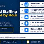 NEMT Peak-Demand Staffing Hourly Plan Driver Coverage
